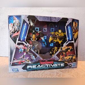 Transformers Reactivate 6" Figure Deluxe Class 2-Pack Starscream & Bumblebee NIB